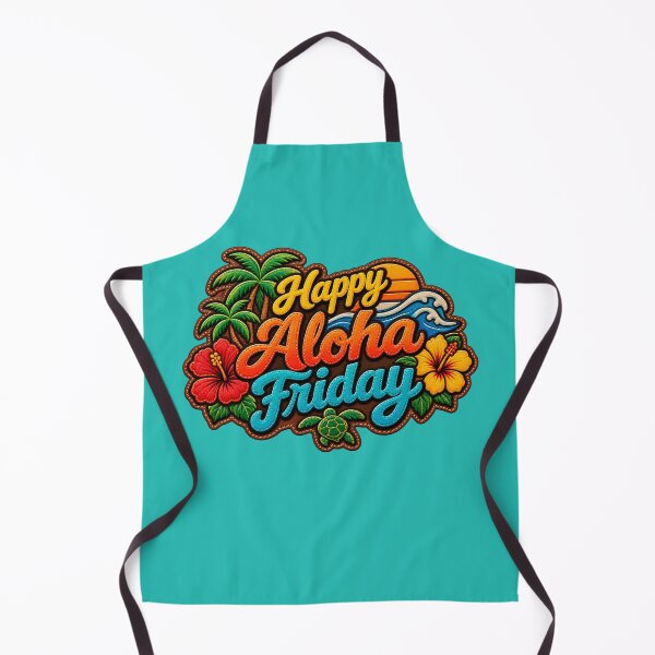 Item preview, Happy Aloha Friday (Leather Patch Design) designed and sold by TheFatherOfArt.