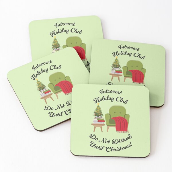 Item preview, Introvert Holiday Club - Christmas designed and sold by clark_designs.