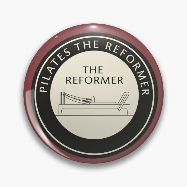 Item preview, • Minimalist Black and Cream Pilates The Reformer Circular Emblem Sticker designed and sold by REFORMER & COFFEE STUDIO.