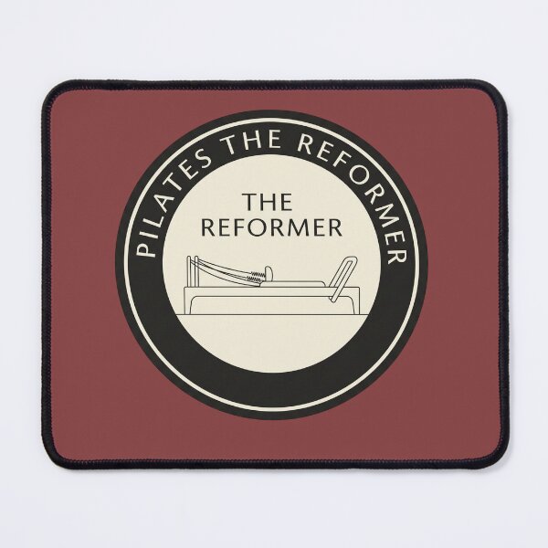 Item preview, • Minimalist Black and Cream Pilates The Reformer Circular Emblem Sticker designed and sold by REFORMER & COFFEE STUDIO.