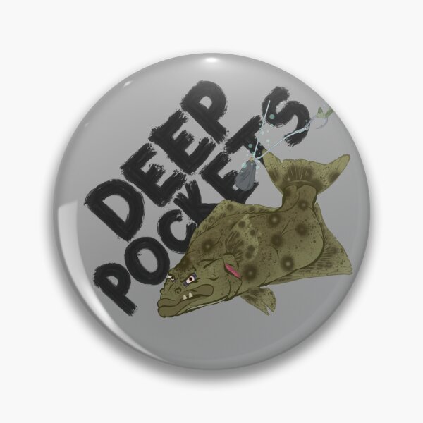 Item preview, Deep Pockets // Pacific Halibut designed and sold by Doob's Doodles.