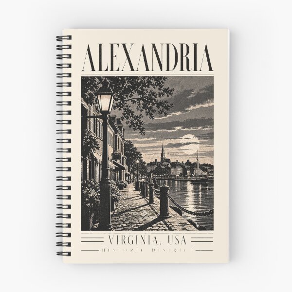 Item preview, Alexandria, Virginia, USA [Noir Poster] designed and sold by elektronen.