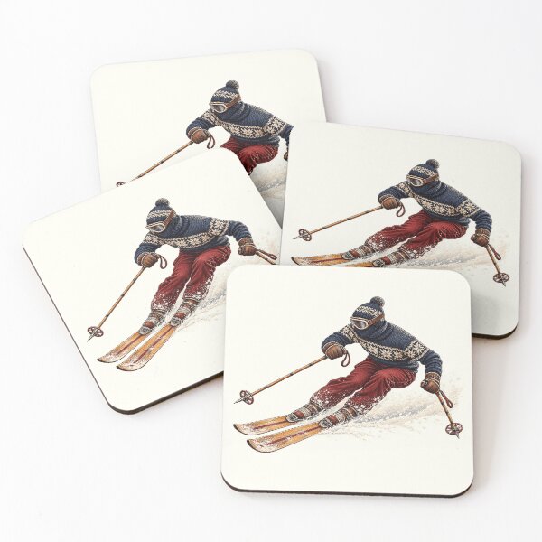 Item preview, Vintage Alpine Ski PNG Bundle, Retro Skiing and Mountain Chalet Designs designed and sold by Bondira-Spono.