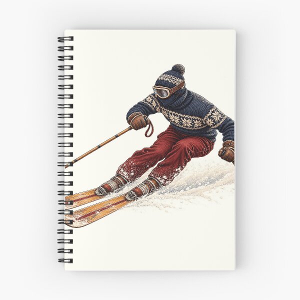 Item preview, Vintage Alpine Ski PNG Bundle, Retro Skiing and Mountain Chalet Designs designed and sold by Bondira-Spono.