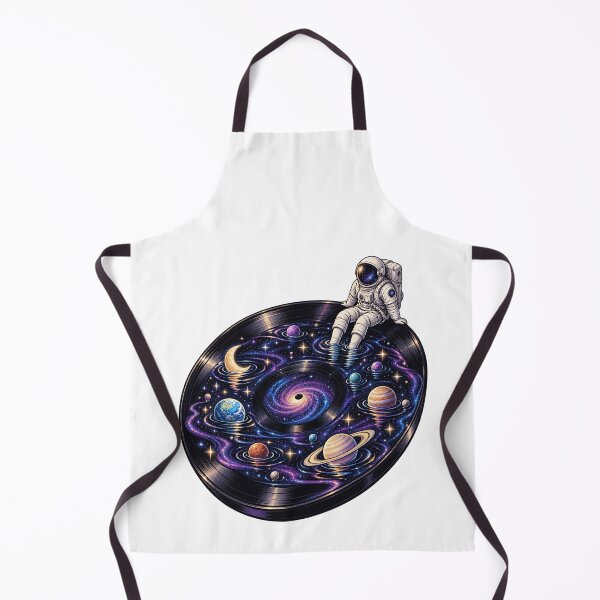 Item preview, Astronaut Cosmic Vinyl Record Galaxy Art designed and sold by justinhmorton.