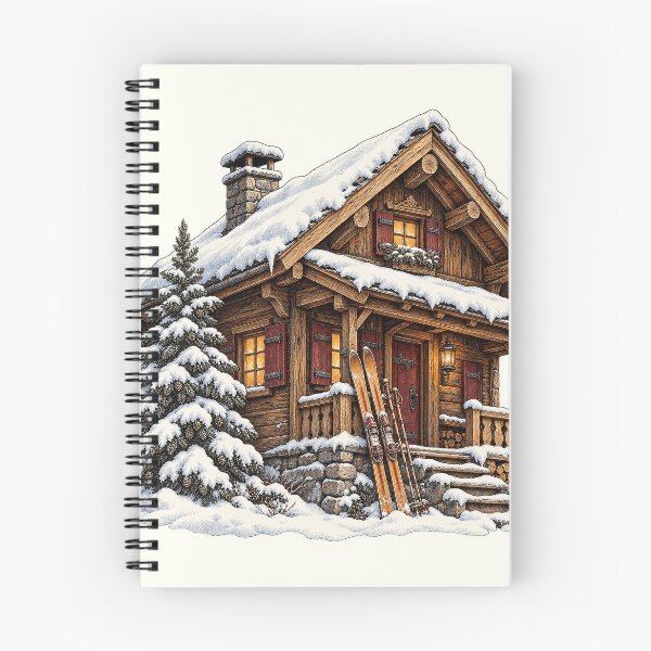 Item preview, Vintage Alpine Ski PNG Bundle, Retro Skiing and Mountain Chalet Designs designed and sold by Bondira-Spono.