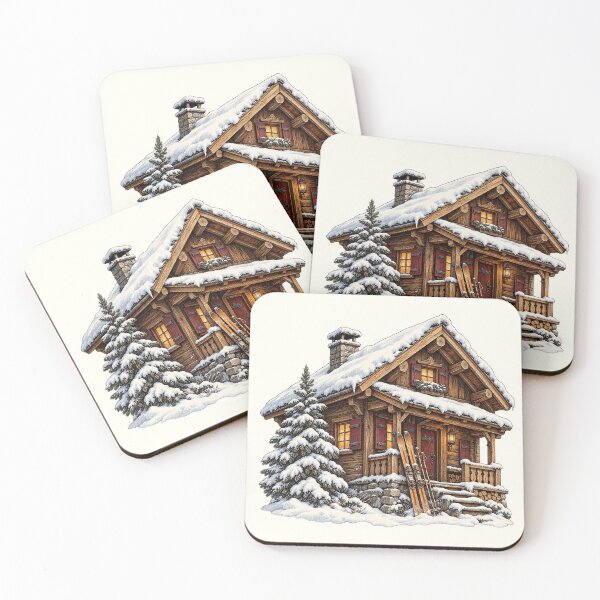 Item preview, Vintage Alpine Ski PNG Bundle, Retro Skiing and Mountain Chalet Designs designed and sold by Bondira-Spono.