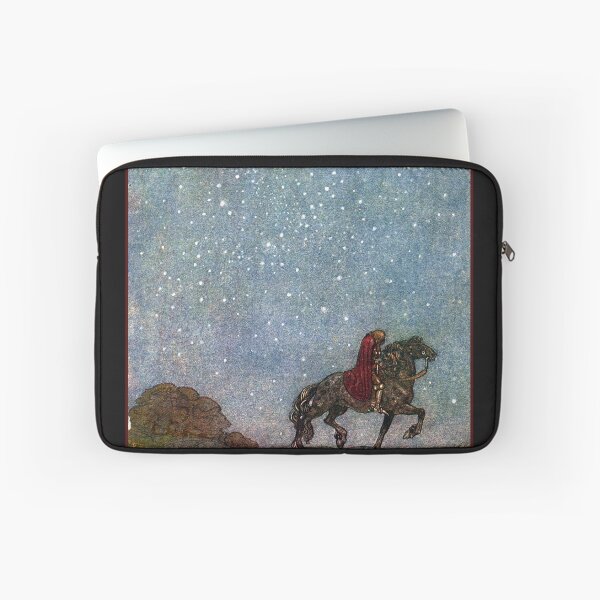 Item preview, Horse and Rider in a Starry Night - John Bauer designed and sold by forgottenbeauty.