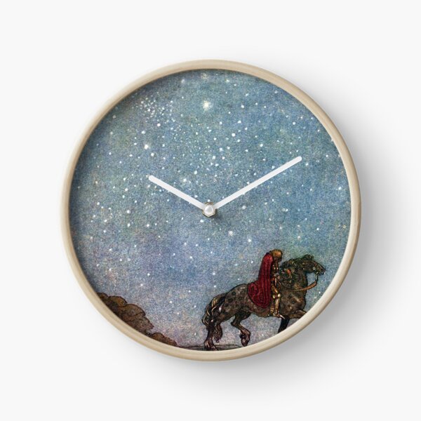 Item preview, Horse and Rider in a Starry Night - John Bauer designed and sold by forgottenbeauty.