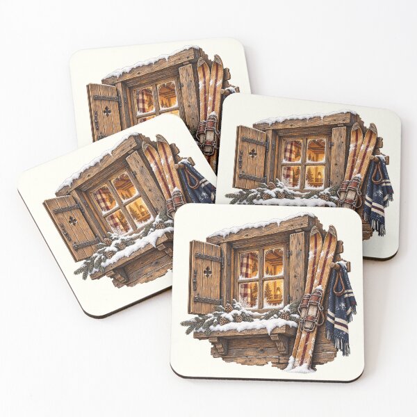 Item preview, Vintage Alpine Ski PNG Bundle, Retro Skiing and Mountain Chalet Designs designed and sold by Bondira-Spono.