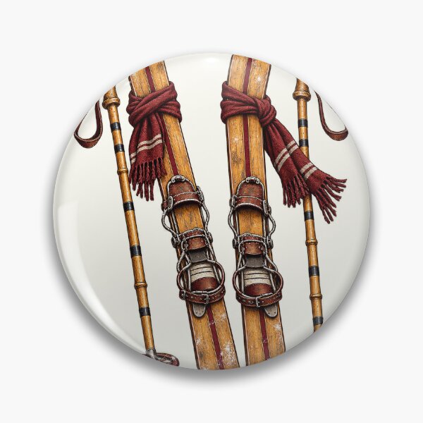 Item preview, Vintage Alpine Ski PNG Bundle, Retro Skiing and Mountain Chalet Designs designed and sold by Bondira-Spono.