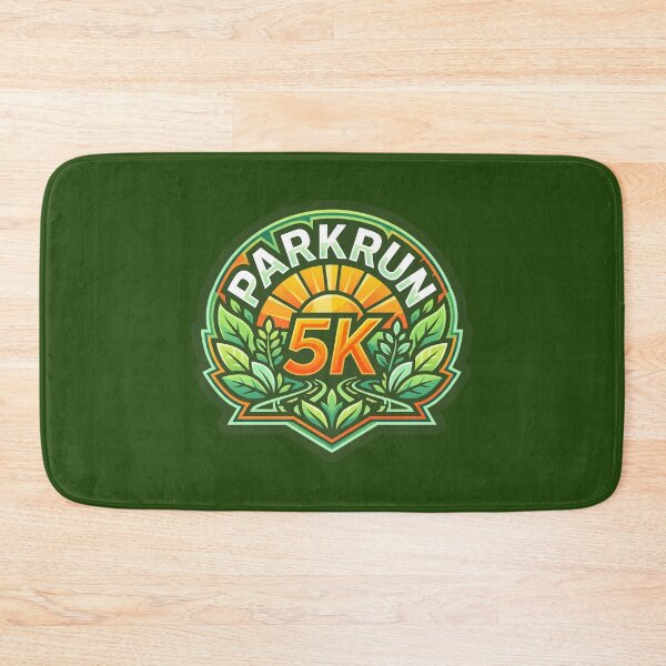 Item preview, Parkrun 5K Sunrise Running Leaf Wreath Emblem Runner Graphic    designed and sold by KiwiRider.