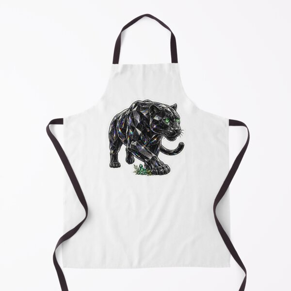 Item preview, Black Panther Crystal Sticker - Onyx Black Panther With Emerald Eyes And Base designed and sold by Crystal Critters .