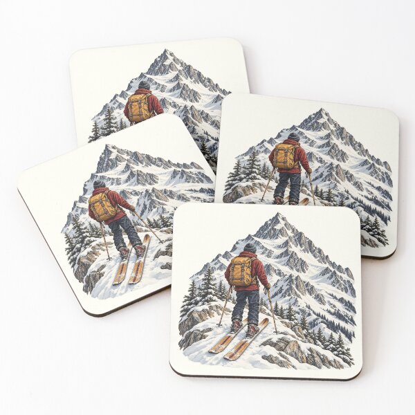 Item preview, Vintage Alpine Ski PNG Bundle, Retro Skiing and Mountain Chalet Designs designed and sold by Bondira-Spono.