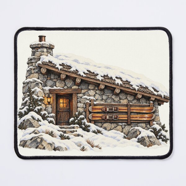Item preview, Vintage Alpine Ski PNG Bundle, Retro Skiing and Mountain Chalet Designs designed and sold by Bondira-Spono.