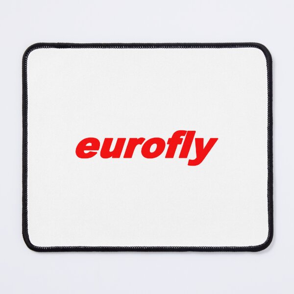 Item preview, Eurofly Logo - Italian Charter Airline Red Wordmark designed and sold by Flowerbox1.