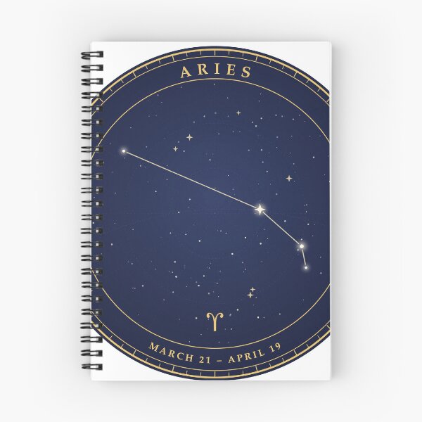 Item preview, Aries Constellation - Celestial Zodiac Star Chart designed and sold by Mooncap Studio.