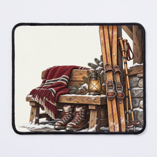 Item preview, Vintage Alpine Ski PNG Bundle, Retro Skiing and Mountain Chalet Designs designed and sold by Bondira-Spono.