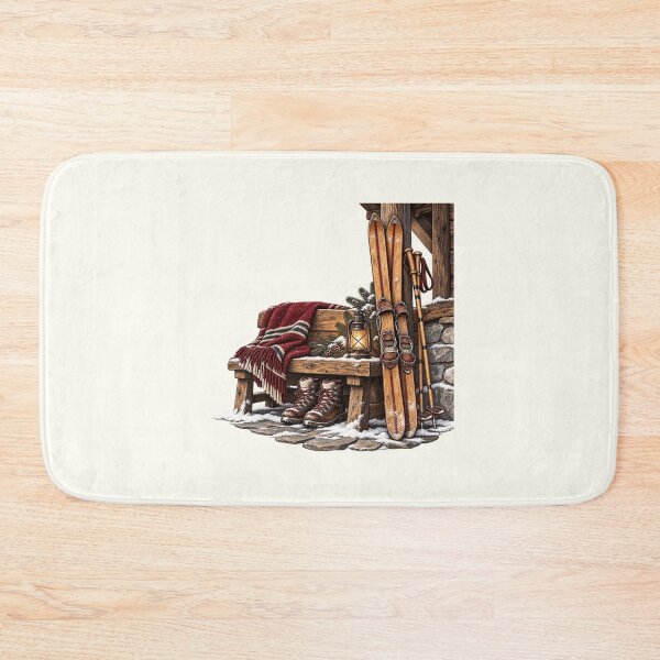 Item preview, Vintage Alpine Ski PNG Bundle, Retro Skiing and Mountain Chalet Designs designed and sold by Bondira-Spono.