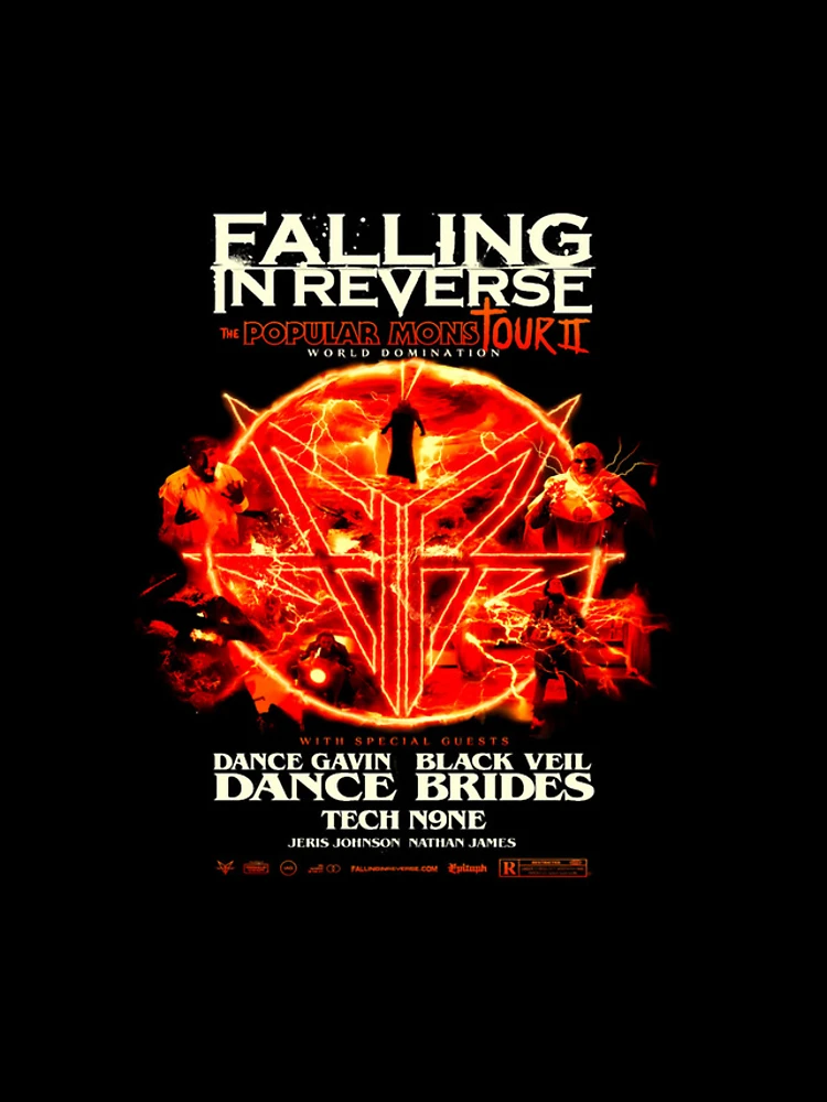 Thumbnail 4 of 4, iPhone Case, Falling In Reverse Classic designed and sold by vodevinfrogart.