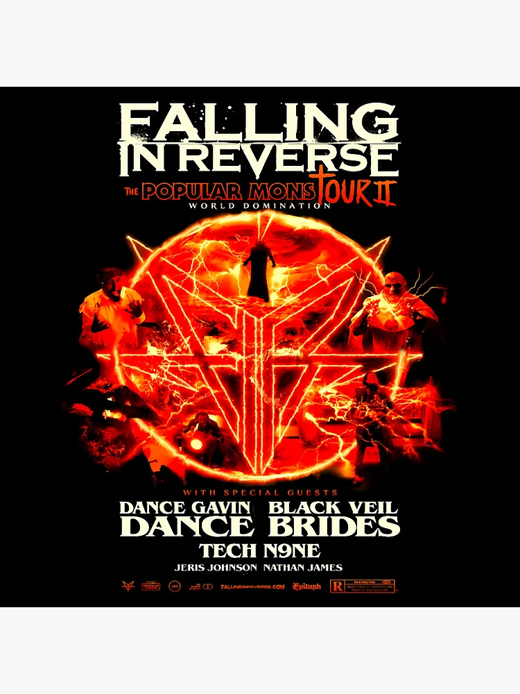 Thumbnail 5 of 5, Coasters (Set of 4), Falling In Reverse Classic designed and sold by vodevinfrogart.