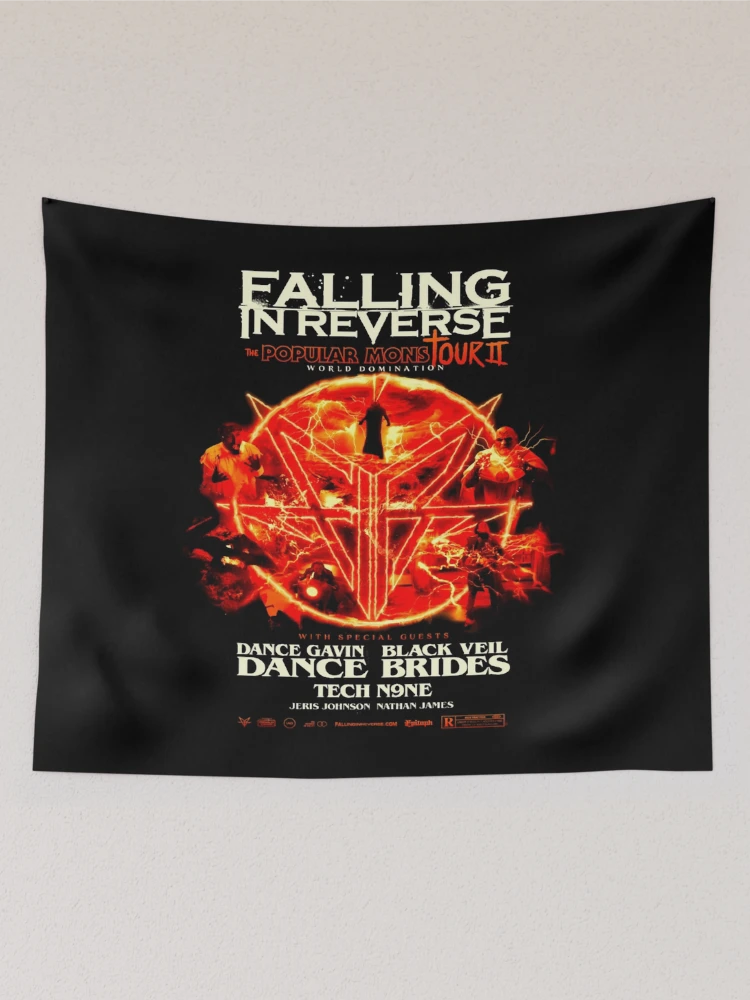 Thumbnail 2 of 3, Tapestry, Falling In Reverse Classic designed and sold by vodevinfrogart.