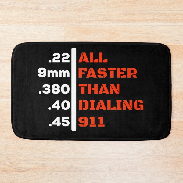 Item preview, All Faster than Dialing 911 designed and sold by Mad Apparel.