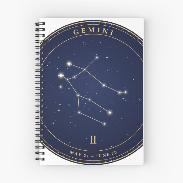 Item preview, Gemini Constellation - Celestial Zodiac Star Chart designed and sold by Mooncap Studio.