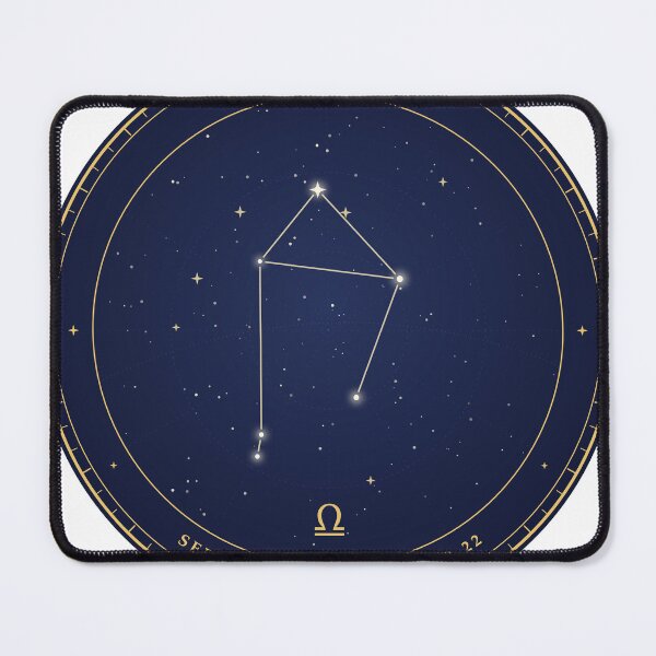 Item preview, Libra Constellation - Celestial Zodiac Star Chart designed and sold by Mooncap Studio.