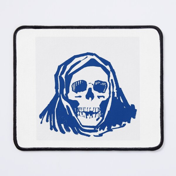 Item preview, Blue Cloaked Skull designed and sold by deafhoops1.