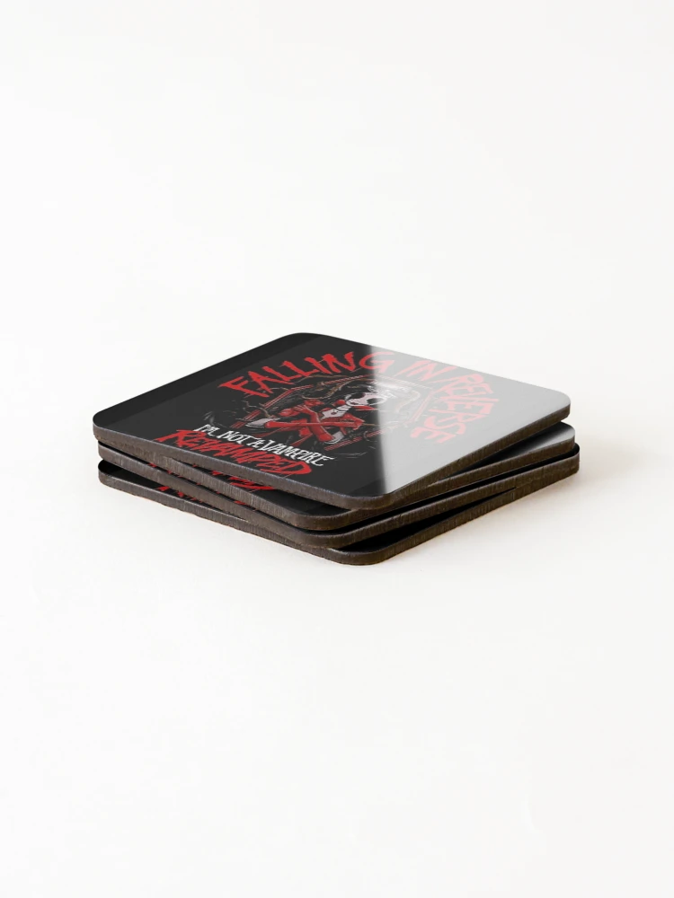 Thumbnail 4 of 5, Coasters (Set of 4), Falling In Reverse Essential designed and sold by vodevinfrogart.