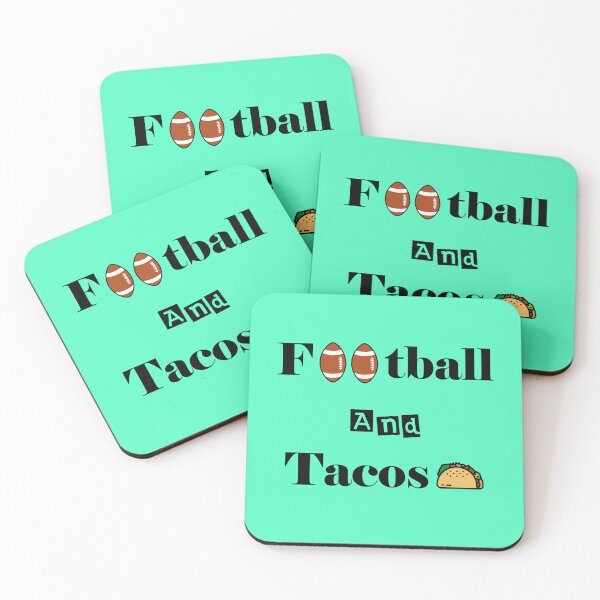Item preview, Football And Tacos Turkish Green designed and sold by MDGamer777.