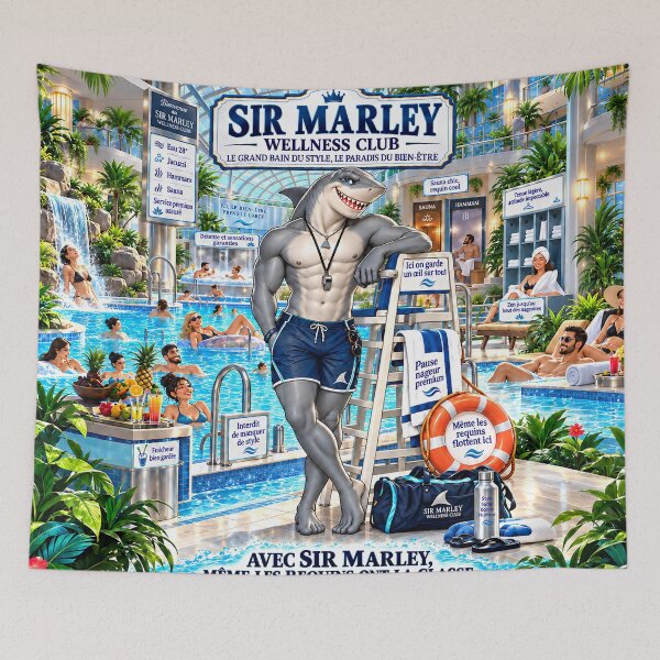 Item preview, "Sir Marley Wellness Club designed and sold by sirmarleyart.