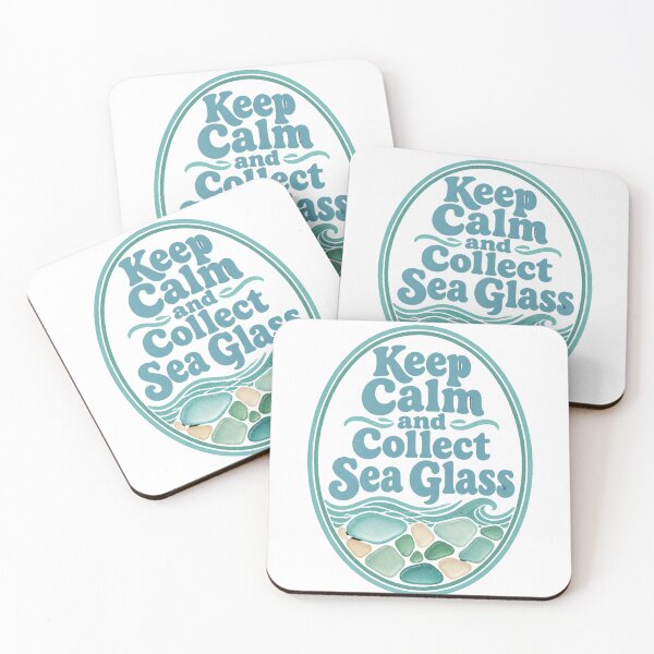 Item preview, Keep Calm and Collect Sea Glass designed and sold by TrineNielsen.