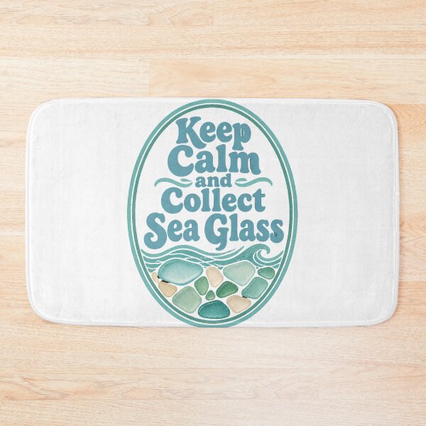 Item preview, Keep Calm and Collect Sea Glass designed and sold by TrineNielsen.