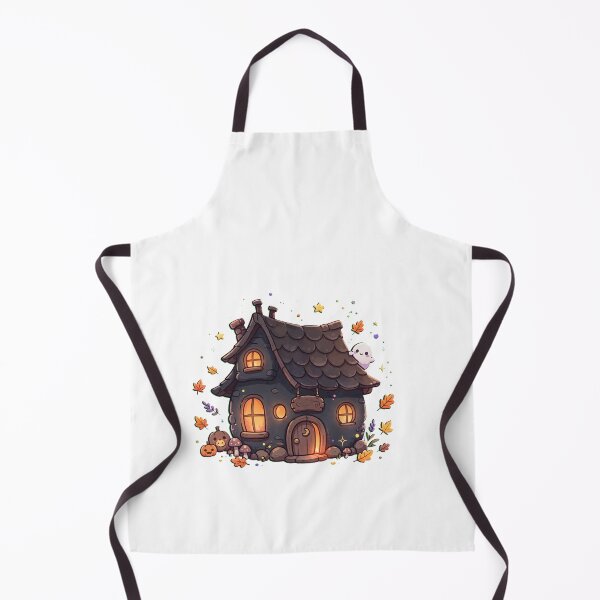 Item preview, Cute Haunted Cottage at Autumn Night designed and sold by Sweet Blob Co.