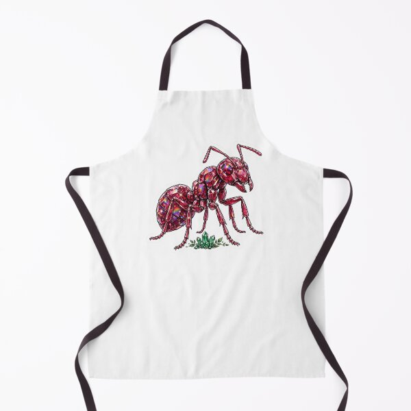 Item preview, Ant Crystal Sticker - Ruby Red Fire Ant With Emerald Base designed and sold by Crystal Critters .