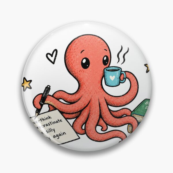 Item preview, Multitasking Octopus To Do List Coffee And Books designed and sold by ESAKA97Shop.