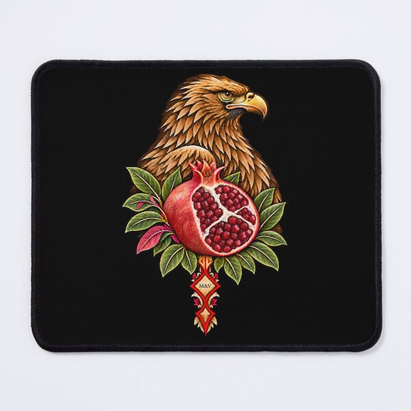Item preview, Golden Eagle Pomegranate Heritage Art designed and sold by Qenlo.