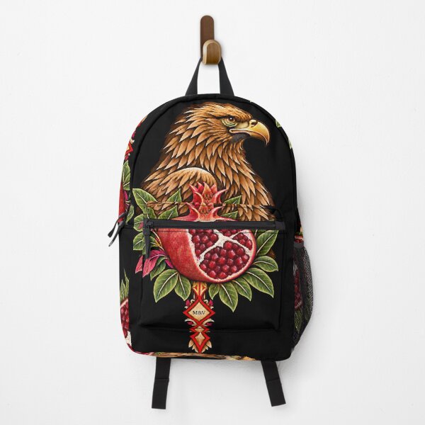 Item preview, Golden Eagle Pomegranate Heritage Art designed and sold by Qenlo.