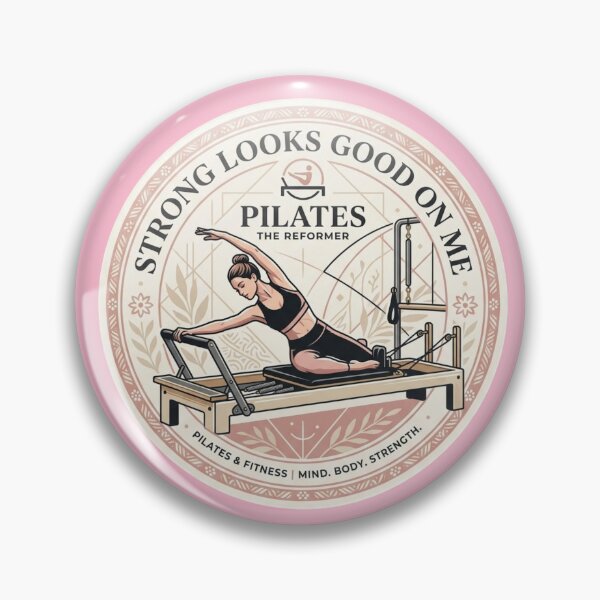 Item preview,  Strong Looks Good On Me Advanced Pilates Reformer Workout Sticker designed and sold by REFORMER & COFFEE STUDIO.