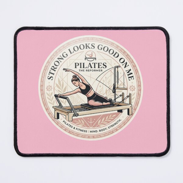 Item preview, Strong Looks Good On Me Advanced Pilates Reformer Workout Sticker designed and sold by REFORMER & COFFEE STUDIO.