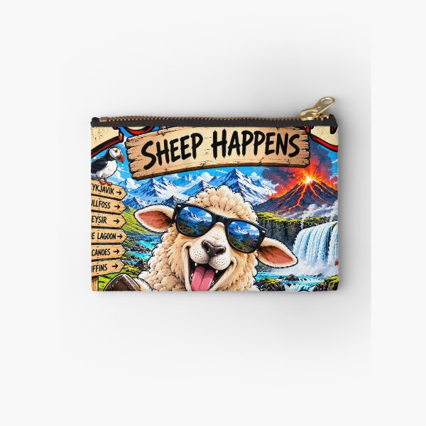 Item preview, Iceland Sheep Happens – Funny Icelandic Sheep Cartoon designed and sold by Kristvin Gudmundsson.