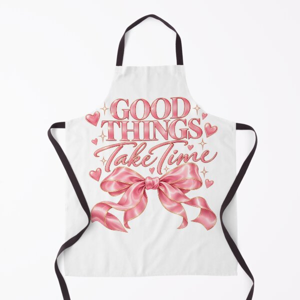 Item preview, Good Things Take Time Pink Bow Aesthetic designed and sold by TinyWeird.