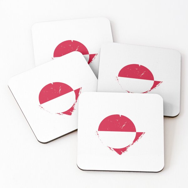 Item preview, Distressed Greenland Flag Heart GL designed and sold by shitpostee.