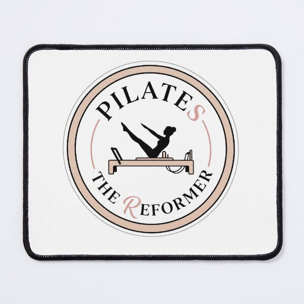 Item preview, Aesthetic Pilates The Reformer Teaser Position Circular Sticker designed and sold by REFORMER & COFFEE STUDIO.