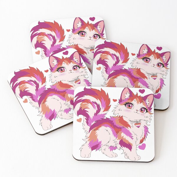 Item preview, Lesbian Pride cat designed and sold by SylvieStarling.