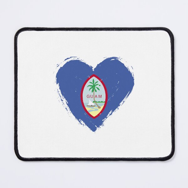 Item preview, Distressed Guam Flag Heart GU designed and sold by shitpostee.