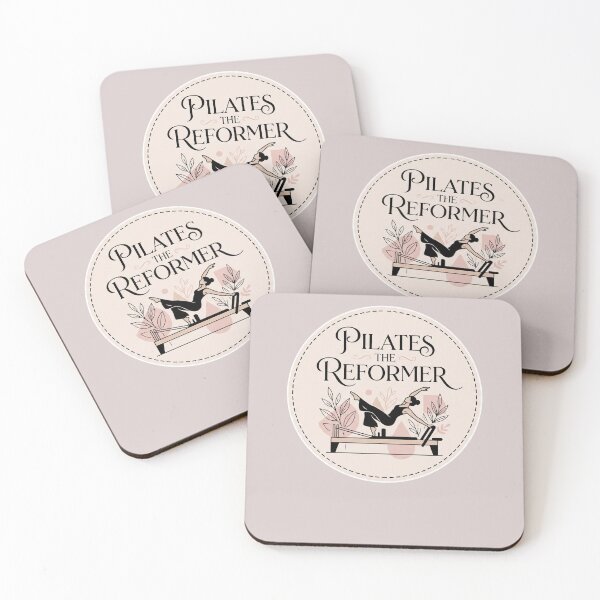 Item preview, Boho Botanical Pilates The Reformer Flow Stitch Style Badge designed and sold by REFORMER & COFFEE STUDIO.