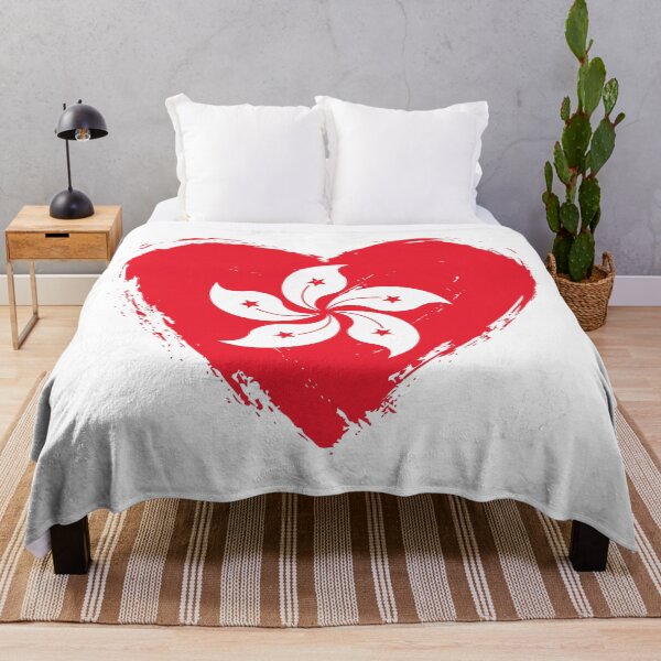 Item preview, Distressed Hong Kong Flag Heart HK designed and sold by shitpostee.